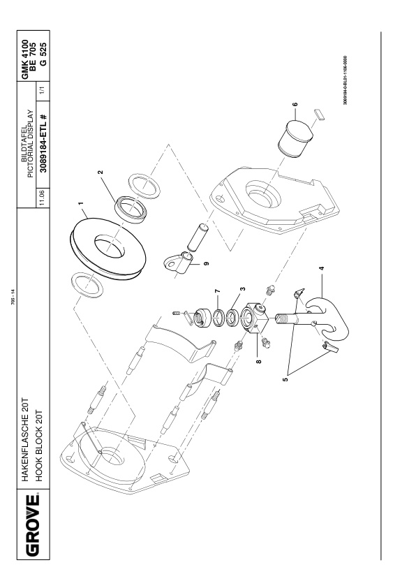 Grove GMK 4100 Crane Spare Parts List 2007-05 DE EN 3 Grove GMK 4100 Crane Spare Parts List 2007-05 DE EN-3