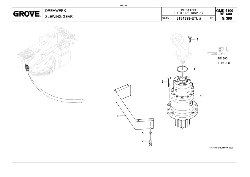 Grove GMK 4100 Crane Spare Parts List 2010 EN DE 2 Grove GMK 4100 Crane Spare Parts List 2010 EN DE-2