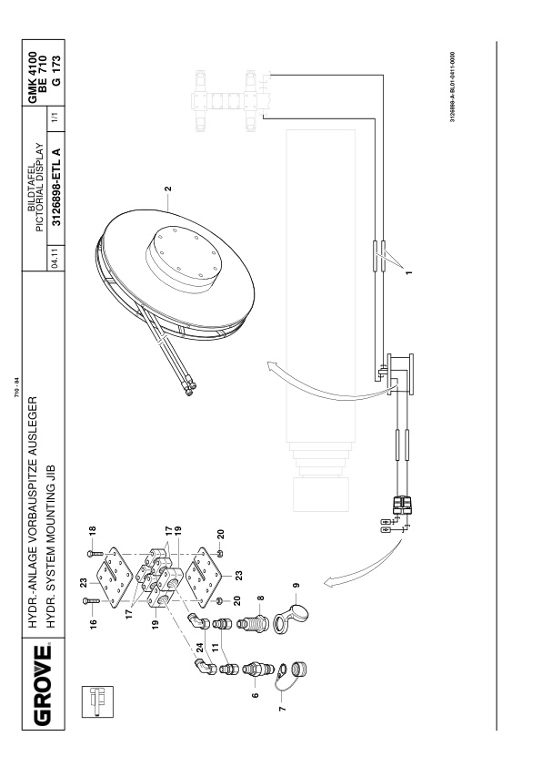 Grove GMK 4100 Crane Spare Parts List 2012-01 DE EN 2 Grove GMK 4100 Crane Spare Parts List 2012-01 DE EN-2