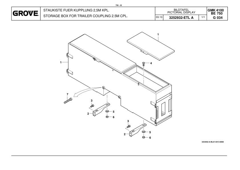 Grove GMK 4100 Crane Spare Parts List 2014 EN DE 3 Grove GMK 4100 Crane Spare Parts List 2014 EN DE - Image 3
