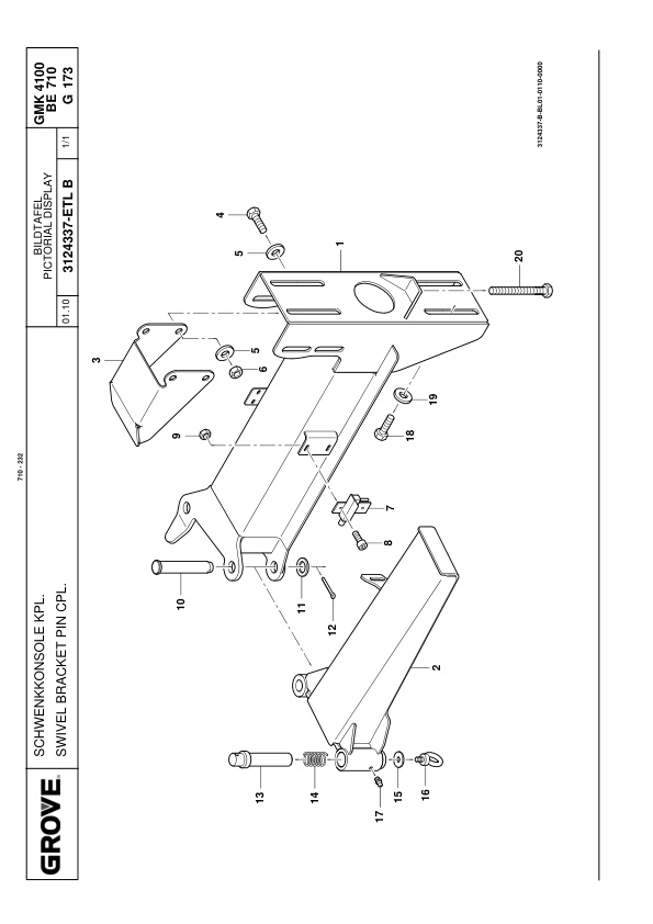 Grove GMK 4100 Crane Spare Parts List 2015-08 DE EN-2