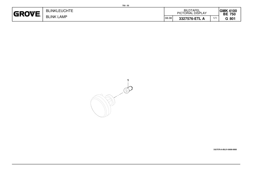 Grove GMK 4100 Crane Spare Parts List 2015 DE EN 3 Grove GMK 4100 Crane Spare Parts List 2015 DE EN - Image 3