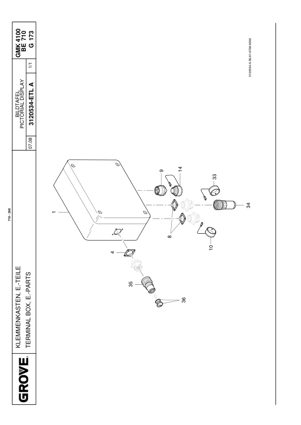 Grove GMK 4100-L Crane Spare Parts List 2008 DE EN 3 Grove GMK 4100-L Crane Spare Parts List 2008 DE EN-3