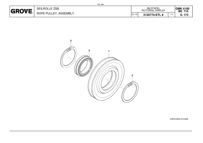 Grove GMK 4100L Crane Spare Parts List 2011-03 DE EN 3 Grove GMK 4100L Crane Spare Parts List 2011-03 DE EN - Image 3