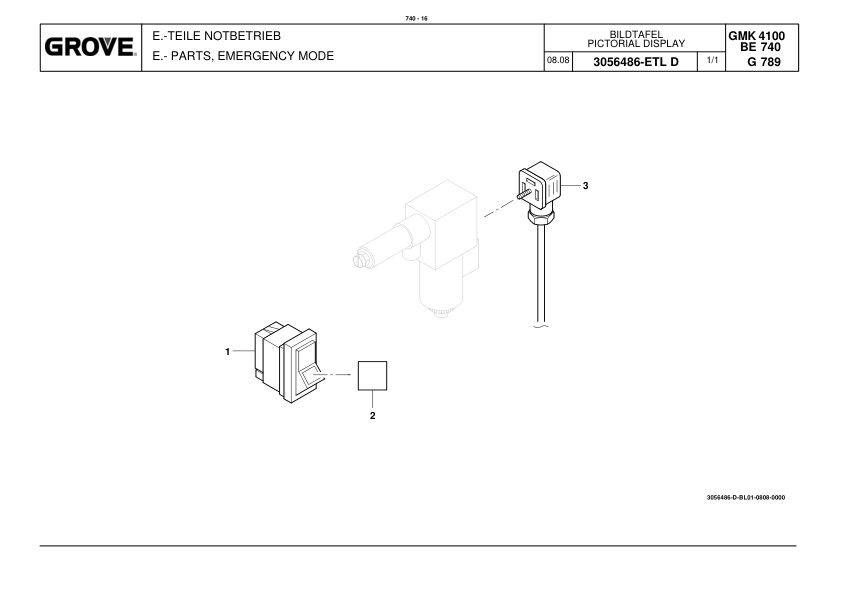 Grove GMK 4100L Crane Spare Parts List 2014 DE EN 3 Grove GMK 4100L Crane Spare Parts List 2014 DE EN - Image 3