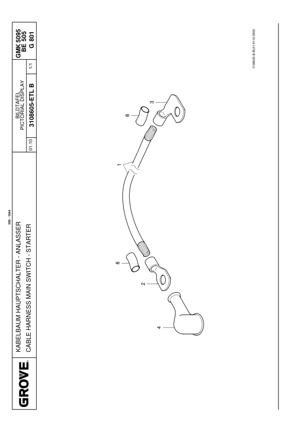 Grove GMK 5095 Crane Spare Parts List 2014 DE EN 2 Grove GMK 5095 Crane Spare Parts List 2014 DE EN-2