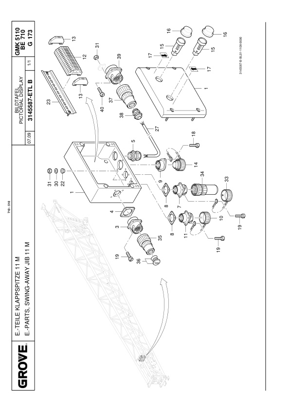 Grove GMK 5110-1 Crane Spare Parts Catalog 2010 EN DE 3 Grove GMK 5110-1 Crane Spare Parts Catalog 2010 EN DE - Image 3