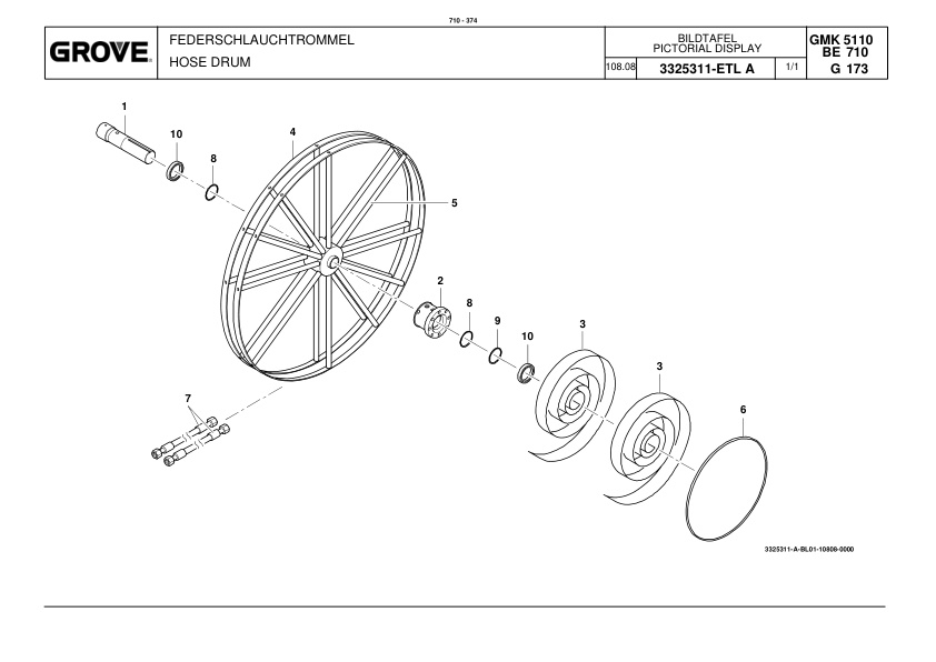 Grove GMK 5110-1 Crane Spare Parts List 2011 EN DE 3 Grove GMK 5110-1 Crane Spare Parts List 2011 EN DE - Image 3