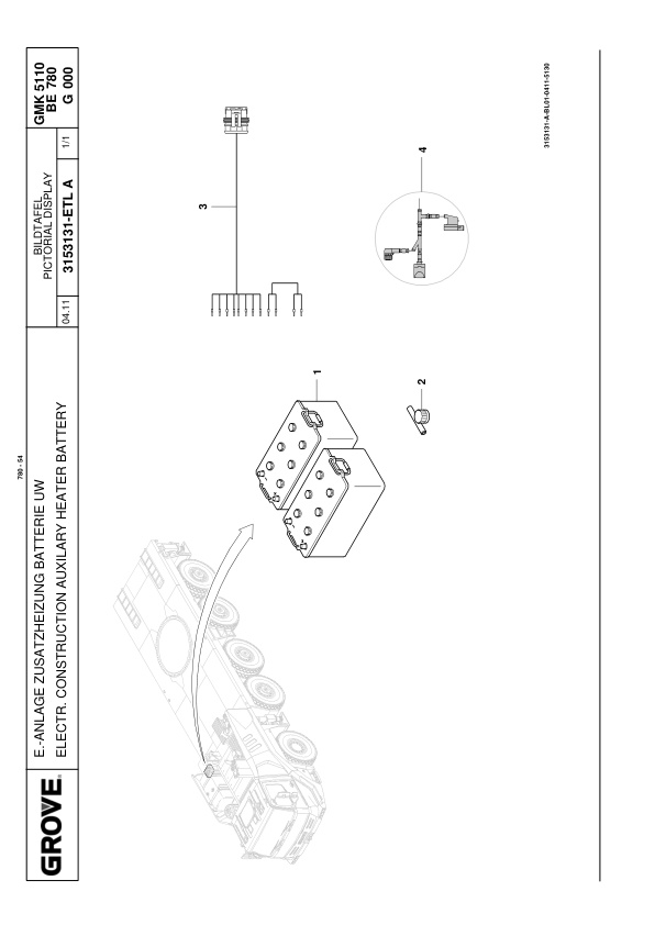 Grove GMK 5110-1 Crane Spare Parts List 2012 DE EN 2 Grove GMK 5110-1 Crane Spare Parts List 2012 DE EN-2
