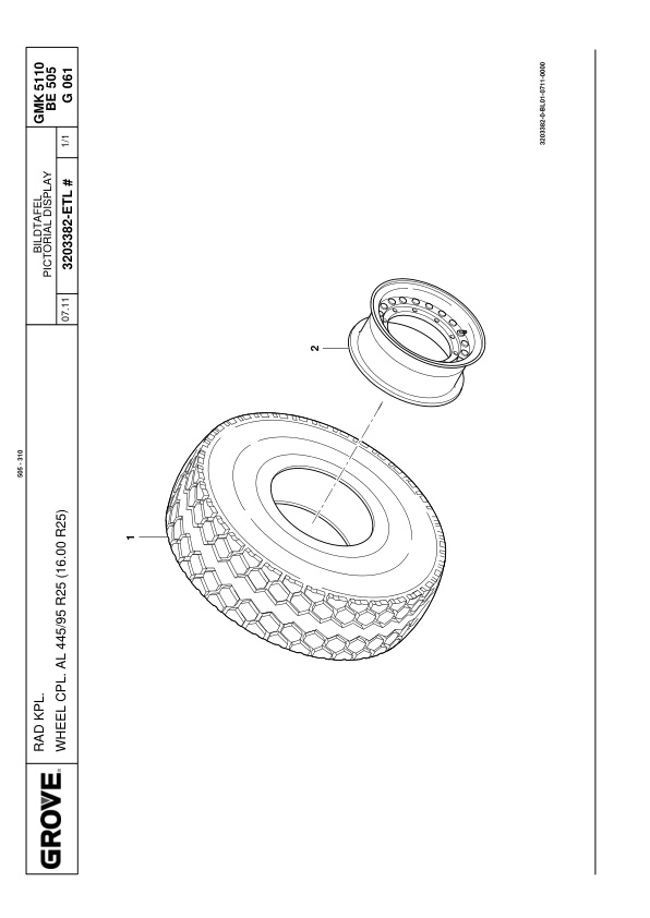 Grove GMK 5110-1 Crane Spare Parts List 2014-07 DE EN 3 Grove GMK 5110-1 Crane Spare Parts List 2014-07 DE EN-3