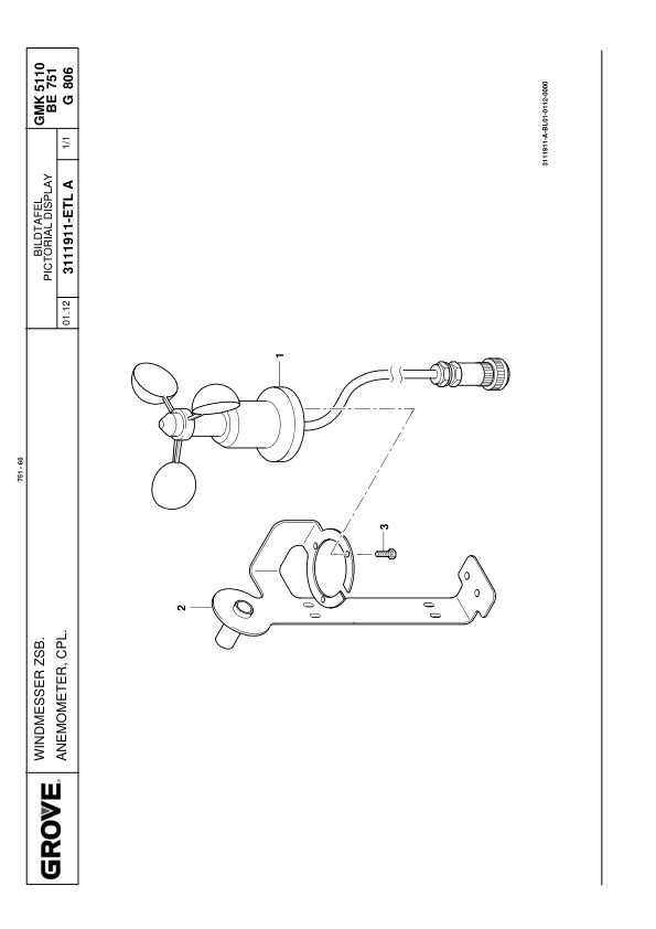 Grove GMK 5110-1 Crane Spare Parts List 2015 DE EN 3 Grove GMK 5110-1 Crane Spare Parts List 2015 DE EN-3