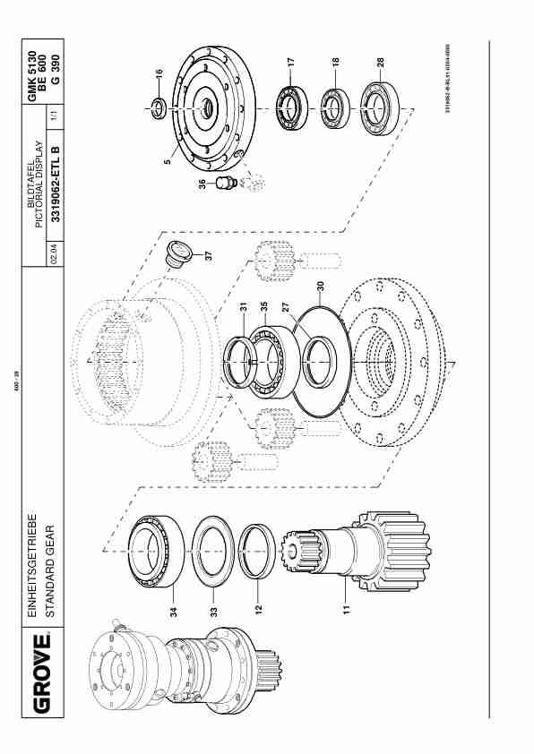 Grove GMK 5130-1 Crane Spare Parts List 2006-10 DE EN 2 Grove GMK 5130-1 Crane Spare Parts List 2006-10 DE EN-2