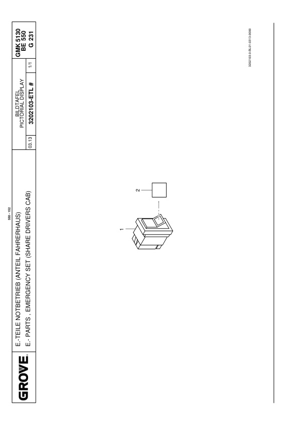 Grove GMK 5130-2 Crane Spare Parts List 2014-08 DE EN 2 Grove GMK 5130-2 Crane Spare Parts List 2014-08 DE EN-2