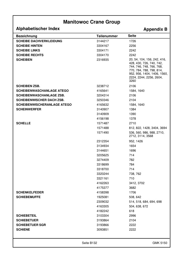 Grove GMK 5150 Crane Spare Parts Catalog 2018 DE 2 Grove GMK 5150 Crane Spare Parts Catalog 2018 DE-2