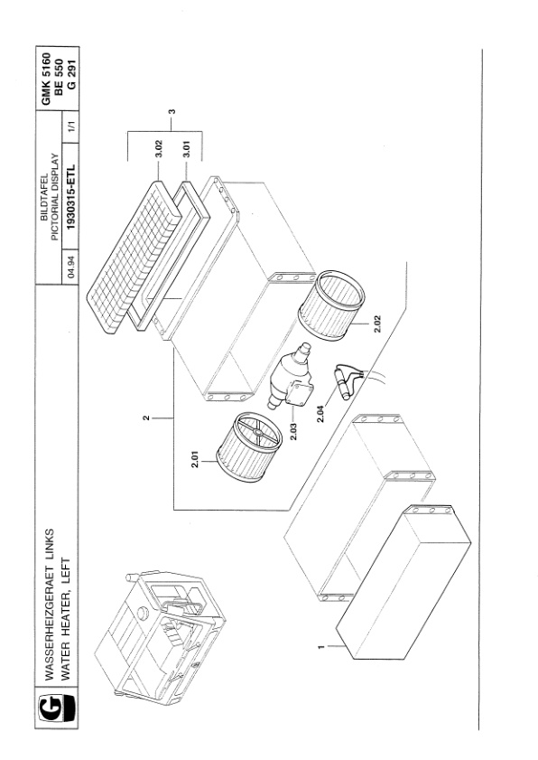 Grove GMK 5160 Crane Spare Parts List 1996-02 EN DE 2 Grove GMK 5160 Crane Spare Parts List 1996-02 EN DE-2