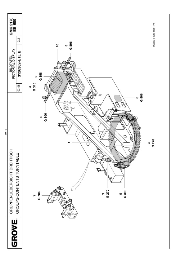 Grove GMK 5170 Crane Spare Parts List W15505 2008 DE EN 2 Grove GMK 5170 Crane Spare Parts List W15505 2008 DE EN-2