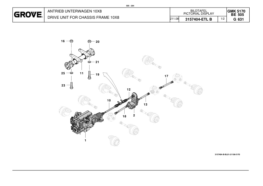 Grove GMK 5170 Crane Spare Parts List W16973 2008 DE EN 2 Grove GMK 5170 Crane Spare Parts List W16973 2008 DE EN-2