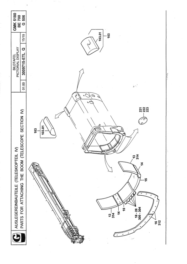 Grove GMK 5180 Crane Spare Parts List 2000-08 DE EN 3 Grove GMK 5180 Crane Spare Parts List 2000-08 DE EN-3