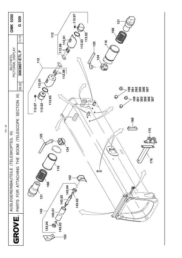 Grove GMK 5200 Crane Spare Parts List 2002-10 DE EN 3 Grove GMK 5200 Crane Spare Parts List 2002-10 DE EN-3