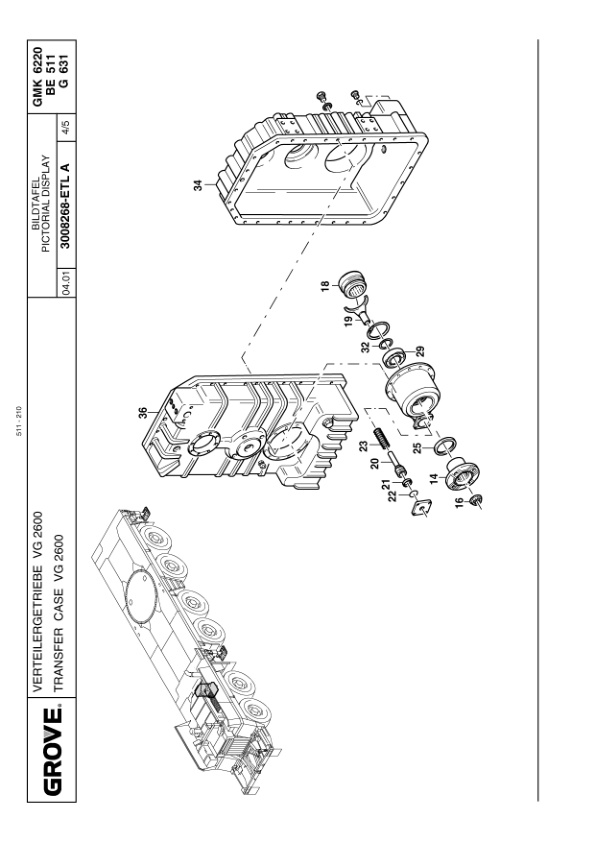 Grove GMK 6220 Crane Spare Parts List 2001-06 DE EN 2 Grove GMK 6220 Crane Spare Parts List 2001-06 DE EN-2