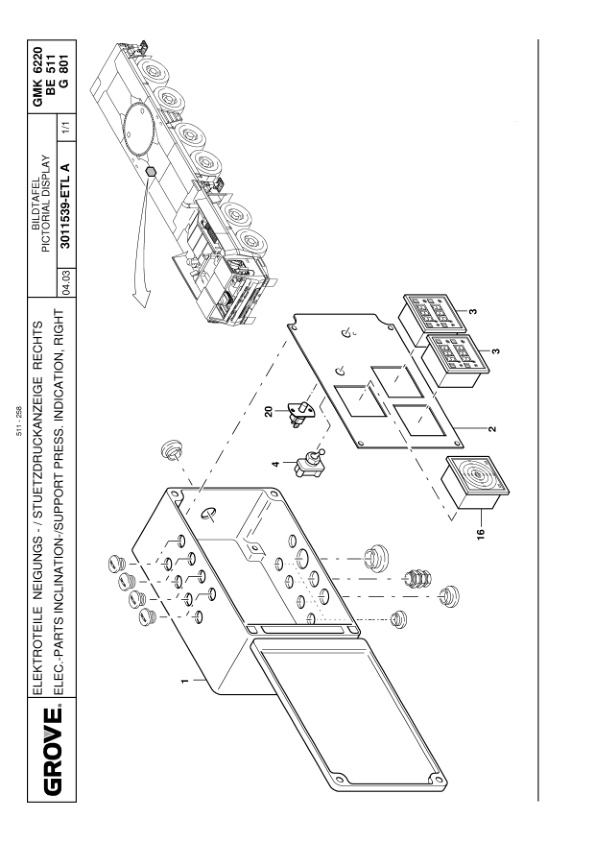 Grove GMK 6220-L Crane Spare Parts List 2003-04 DE EN 2 Grove GMK 6220-L Crane Spare Parts List 2003-04 DE EN-2