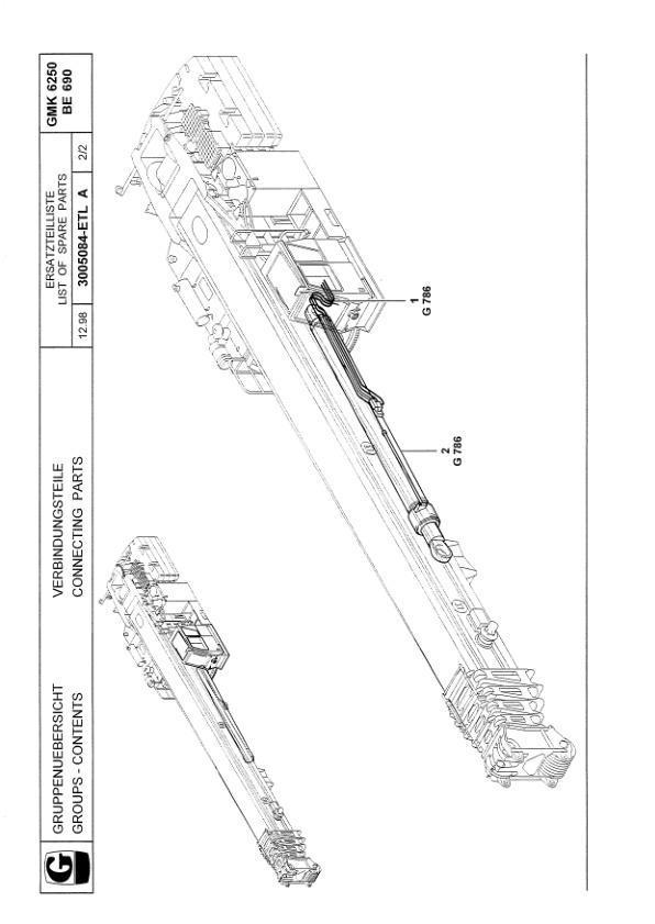 Grove GMK 6250 Crane Spare Parts List 1999-12 EN DE 3 Grove GMK 6250 Crane Spare Parts List 1999-12 EN DE-3