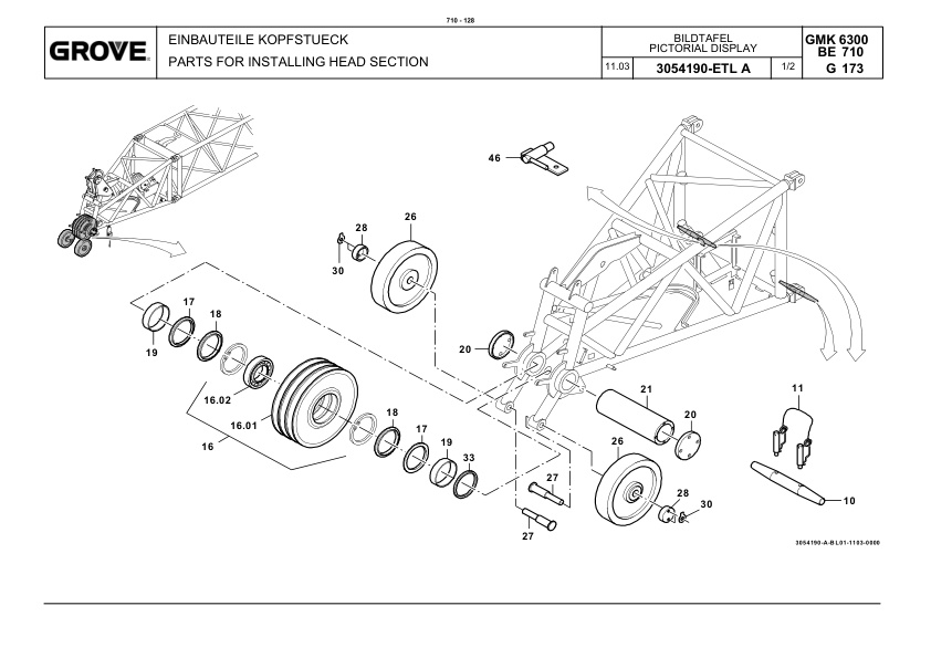 Grove GMK 6300 Crane Spare Parts List 2005-03 DE EN 3 Grove GMK 6300 Crane Spare Parts List 2005-03 DE EN-3
