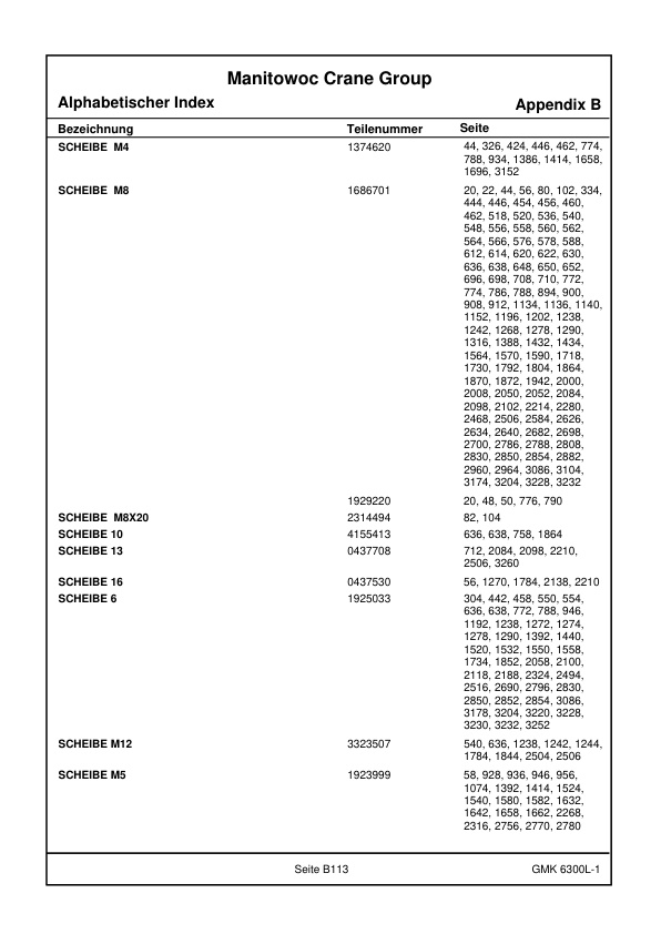 Grove GMK 6300L-1 Crane Spare Parts Catalog 4170798R 2018 DE 2 Grove GMK 6300L-1 Crane Spare Parts Catalog 4170798R 2018 DE-2