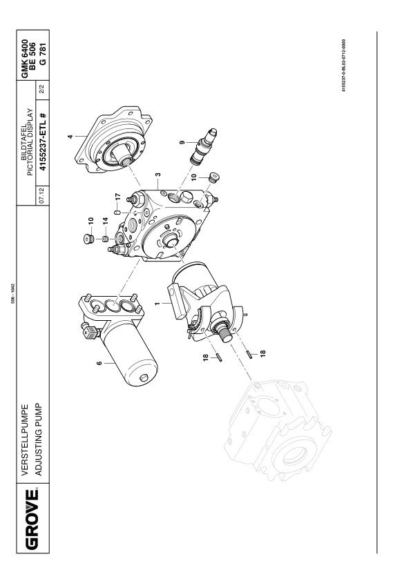 Grove GMK 6400 Crane Spare Parts List 2017 DE EN 3 Grove GMK 6400 Crane Spare Parts List 2017 DE EN - Image 3