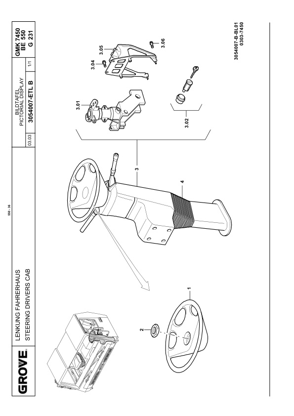 Grove GMK 7450 Crane Spare Parts List 2004 EN DE 2 Grove GMK 7450 Crane Spare Parts List 2004 EN DE-2