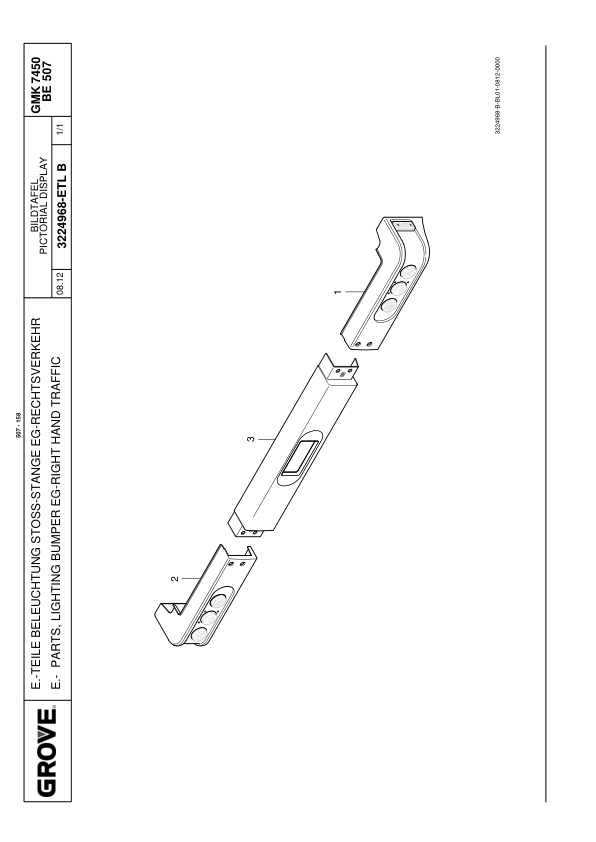 Grove GMK 7450 Crane Spare Parts List 2013 DE EN 3 Grove GMK 7450 Crane Spare Parts List 2013 DE EN - Image 3
