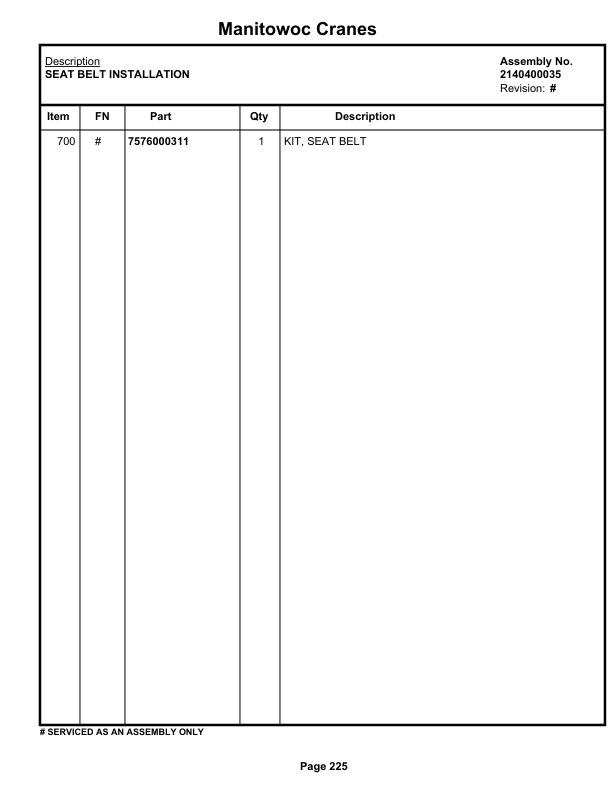 Grove RT418 Crane Parts Manual 68802 2019 2 Grove RT418 Crane Parts Manual 68802 2019-2