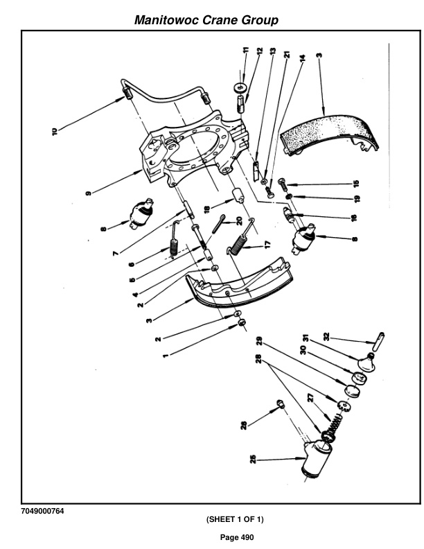 Grove RT422 Crane Parts Manual 72824 2006 3 Grove RT422 Crane Parts Manual 72824 2006-3