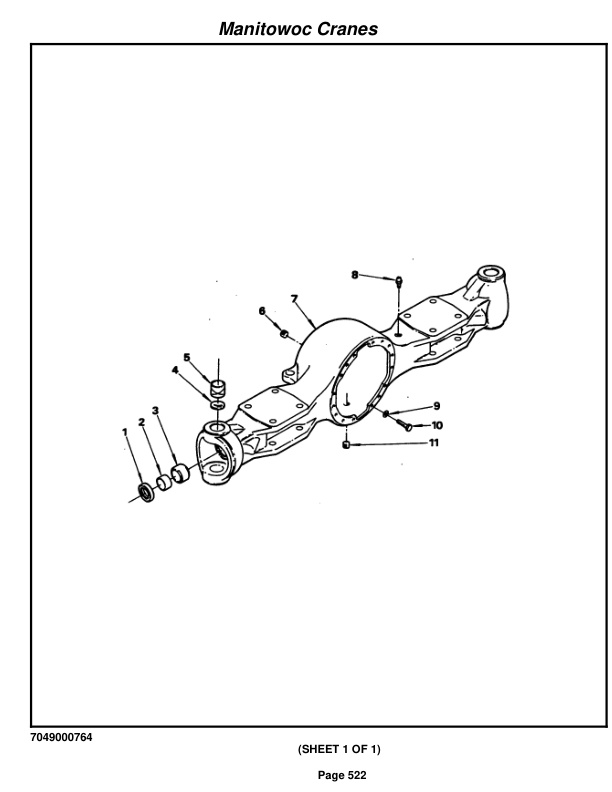 Grove RT422 Crane Parts Manual 74223 2009 3 Grove RT422 Crane Parts Manual 74223 2009-3