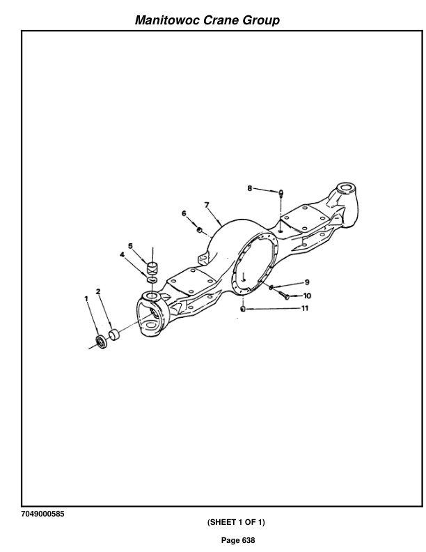 Grove RT500C Crane Parts Manual 77454 2007 3 Grove RT500C Crane Parts Manual 77454 2007-3