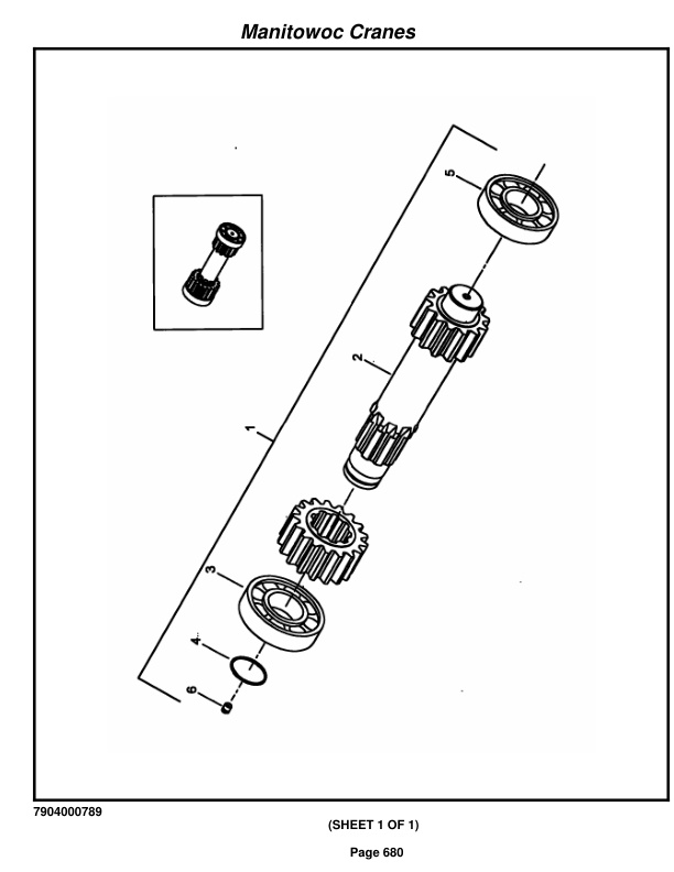 Grove RT500DXL Crane Parts Manual 220193 2014 3 Grove RT500DXL Crane Parts Manual 220193 2014-3