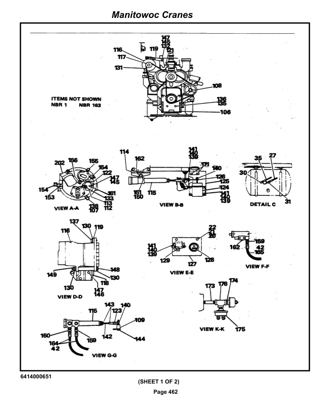Grove RT528B Crane Parts Manual 67357 2021 3 Grove RT528B Crane Parts Manual 67357 2021-3