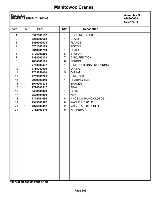 Grove RT528C Crane Parts Manual 72439 2022 2 Grove RT528C Crane Parts Manual 72439 2022-2