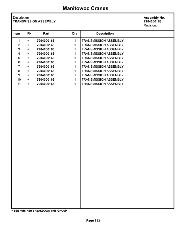 Grove RT528C Crane Parts Manual 72439 2022 3 Grove RT528C Crane Parts Manual 72439 2022-3