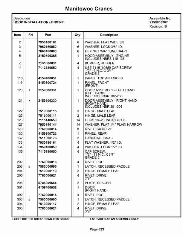 Grove RT528C Crane Parts Manual 81905 2022 3 Grove RT528C Crane Parts Manual 81905 2022-3