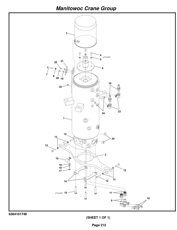 Grove RT530E-2 Crane Parts Manual 226647 2007 2 Grove RT530E-2 Crane Parts Manual 226647 2007-2
