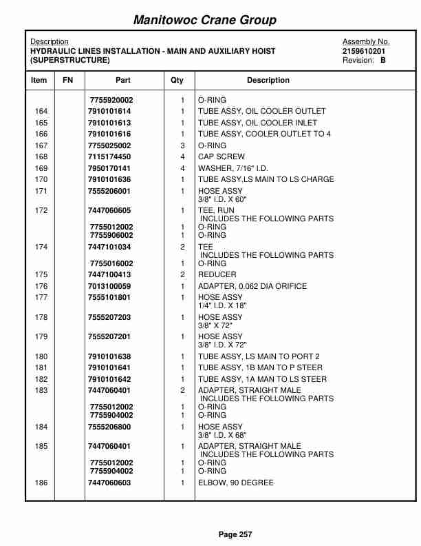 Grove RT530E-2 Crane Parts Manual 226803 2007 2 Grove RT530E-2 Crane Parts Manual 226803 2007-2