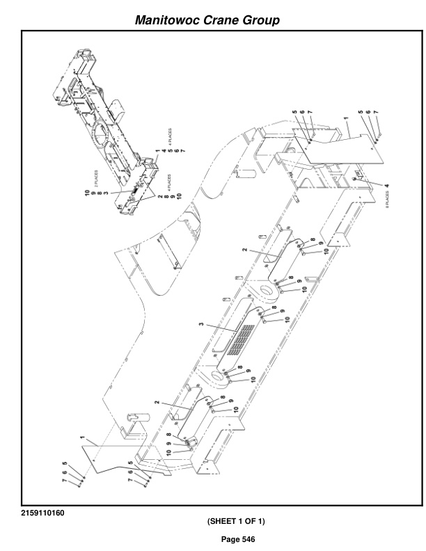 Grove RT530E-2 Crane Parts Manual 226835 2007 3 Grove RT530E-2 Crane Parts Manual 226835 2007-3