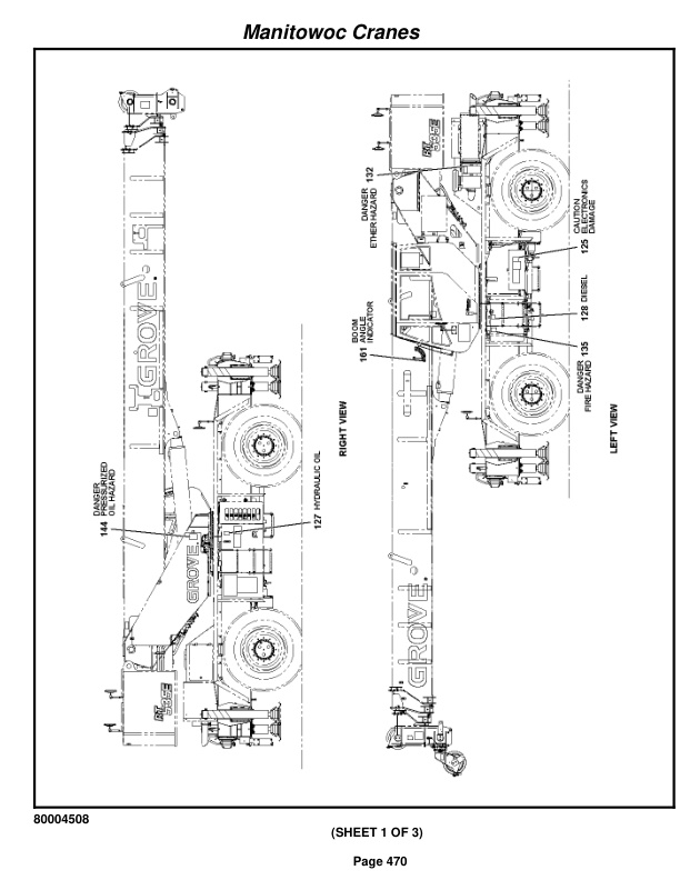 Grove RT530E-2 Crane Parts Manual 230880 2009 3 Grove RT530E-2 Crane Parts Manual 230880 2009-3