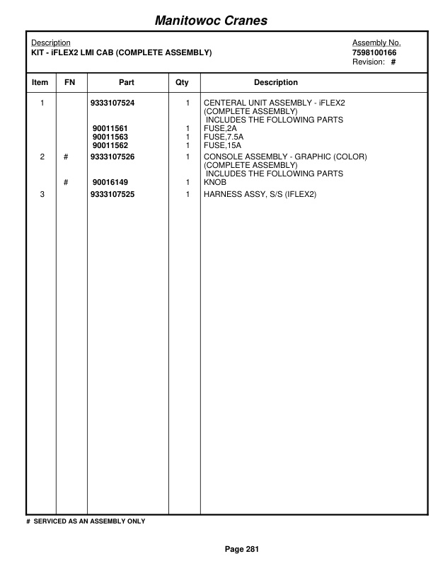 Grove RT530E-2 Crane Parts Manual 231117 2010 2 Grove RT530E-2 Crane Parts Manual 231117 2010-2