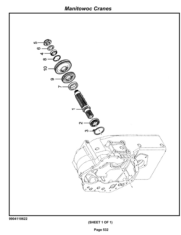 Grove RT530E-2 Crane Parts Manual 233812 2013 3 Grove RT530E-2 Crane Parts Manual 233812 2013-3