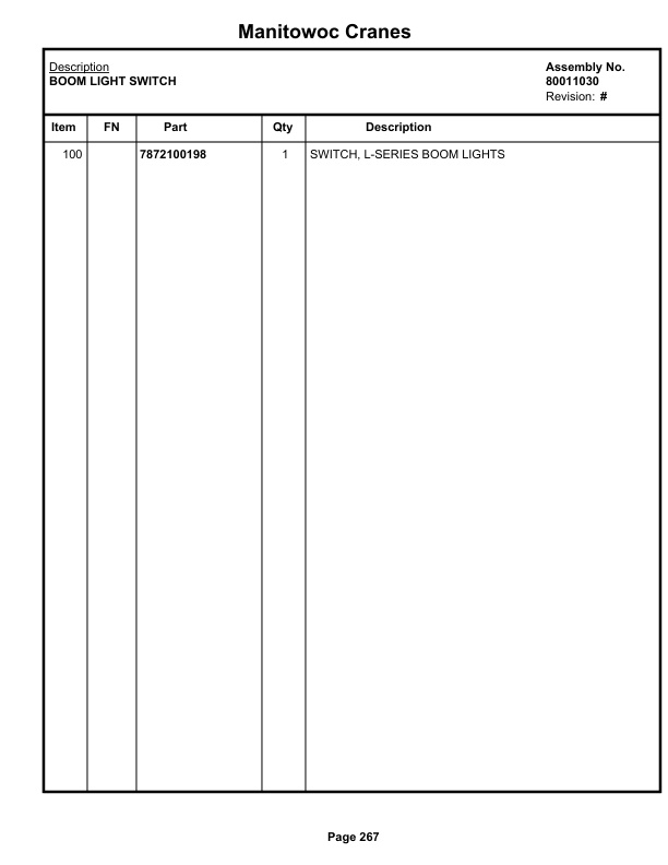 Grove RT530E-2 Crane Parts Manual 236347 2018 2 Grove RT530E-2 Crane Parts Manual 236347 2018-2