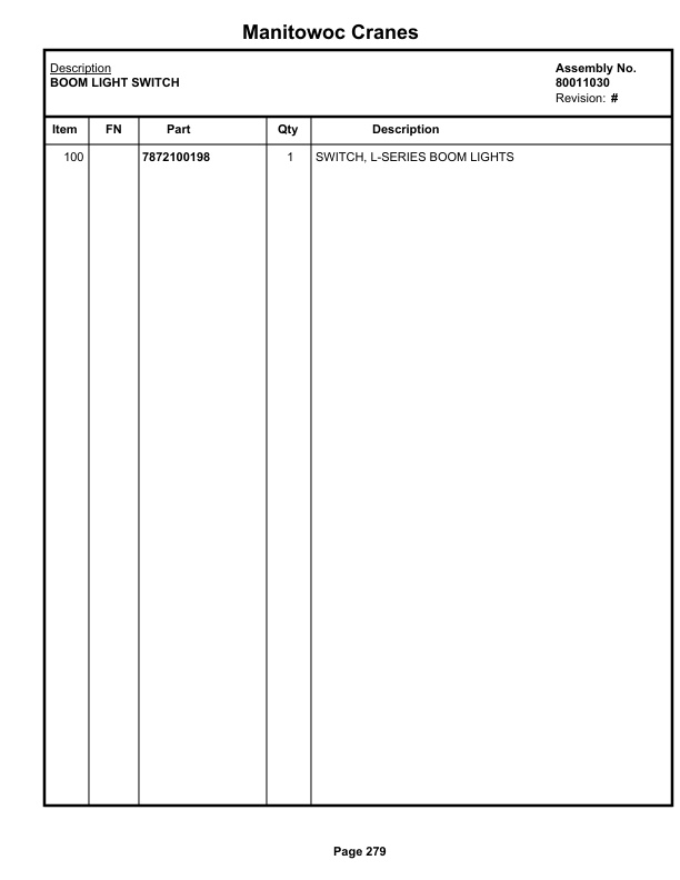 Grove RT530E-2 Crane Parts Manual 236466 2019 2 Grove RT530E-2 Crane Parts Manual 236466 2019-2