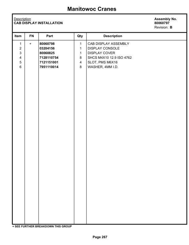 Grove RT530E-2 Crane Parts Manual 236660 2019 2 Grove RT530E-2 Crane Parts Manual 236660 2019-2