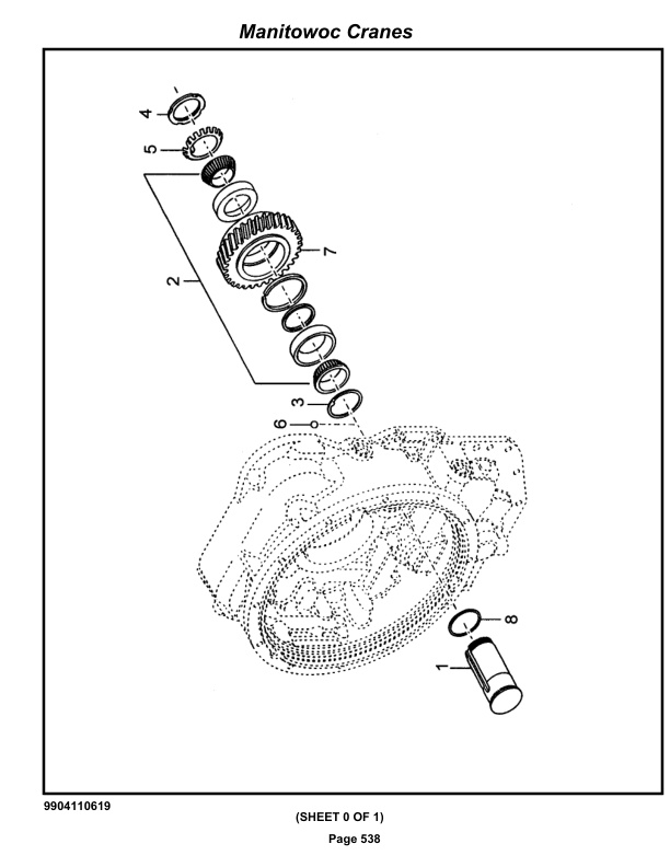 Grove RT530E-2 Crane Parts Manual 258002 2019 3 Grove RT530E-2 Crane Parts Manual 258002 2019-3